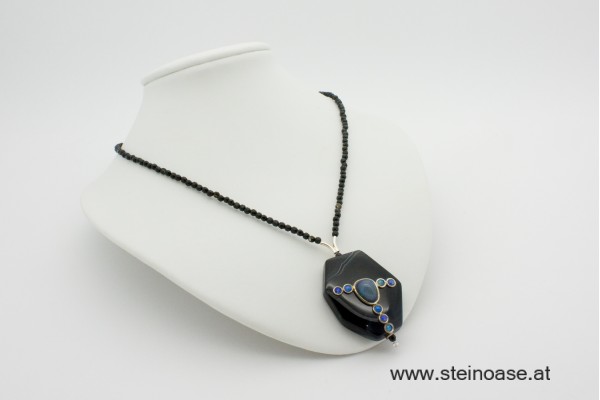 Kette Opal & Achat "Exclusiv"